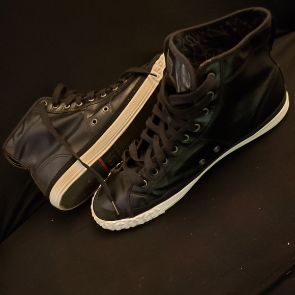 Diesel Black Hightop Sneaker Leather&Suede 12 - Picture 6 of 6